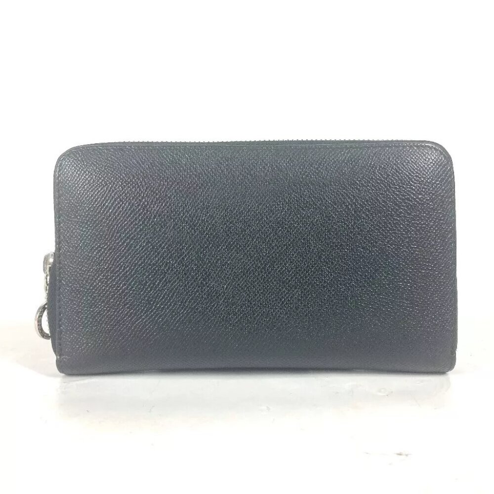 BVLGARI Bulgari Bulgari Zip Around Long Wallet Leather Black